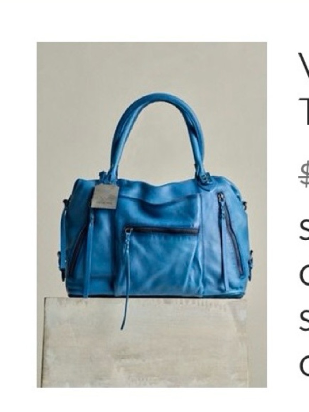 We The Free Emerson tote bag Blue Pattern